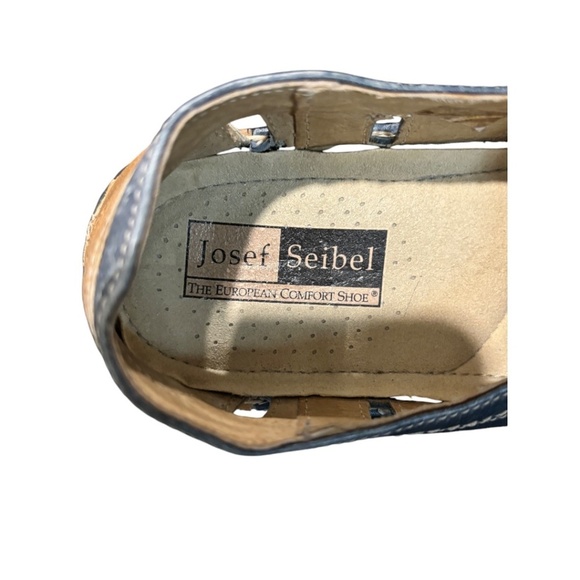 Joseph Seibel Size 41 Blue Classic Slip-On Comfort Shoes - Picture 2 of 4